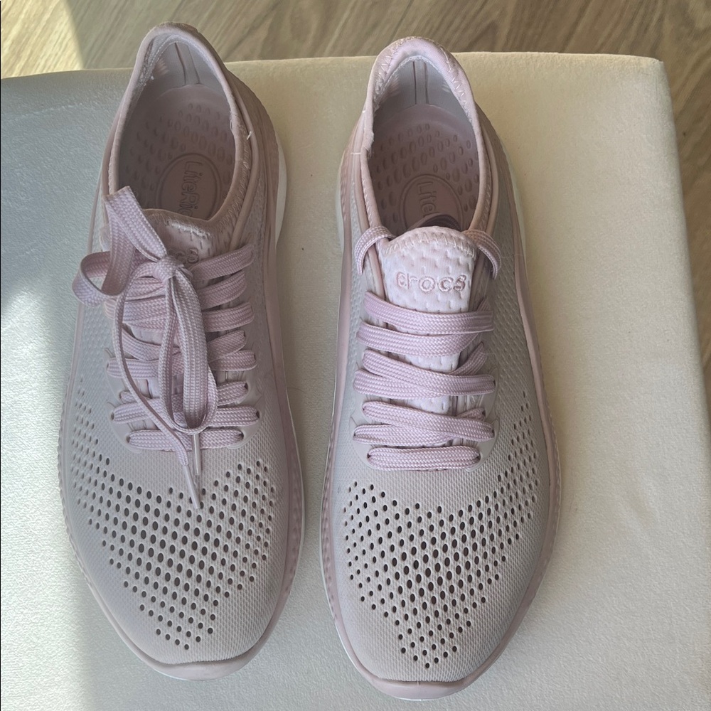 CROCS Women's Pastel Pink Sneakers